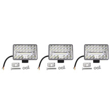 3Stück 4 Zoll 4X4 Auto LED Arbeitslicht 108W 36LED Bar Square Spotlight 12V 24V Offroad für LKW Offroad ATV