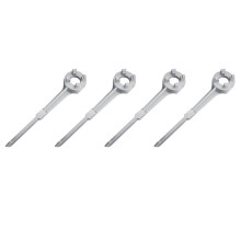 4X Bung Wrench, Drum Wrench Aluminum Opener Tool for 10 15 20 30 50 55 Gallon Barrels, Fits 2 and 3/4 Inch