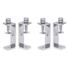 Abrazadera de Metal Abrazadera de Servicio Pesado Abrazadera C Abrazadera para Carpintería con Aberturas de Mordaza Anchas (65 mm), 4 Piezas