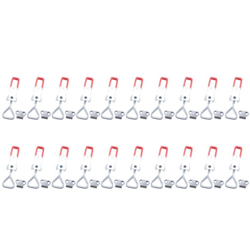 60 Pack Adjustable Toggle  Clamp 4001, 330 Lbs Holding Capacity, Heavy Duty Quick Release Pull  Toggle Clamp 2