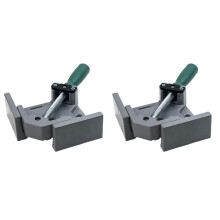 Aluminium Enkele Handgreep 90 Graden Haakse Klem Hoekklem Houtbewerking Frame Clip Rechte Hoek Map Tool 2PC