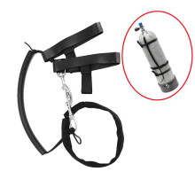 2X Butla do Nurkowania Cylinder Stage Butelka Rigging Sidemount Pasek + Zacisk i Klipsy, Paski Butli Nurkowej, do Butli 6L