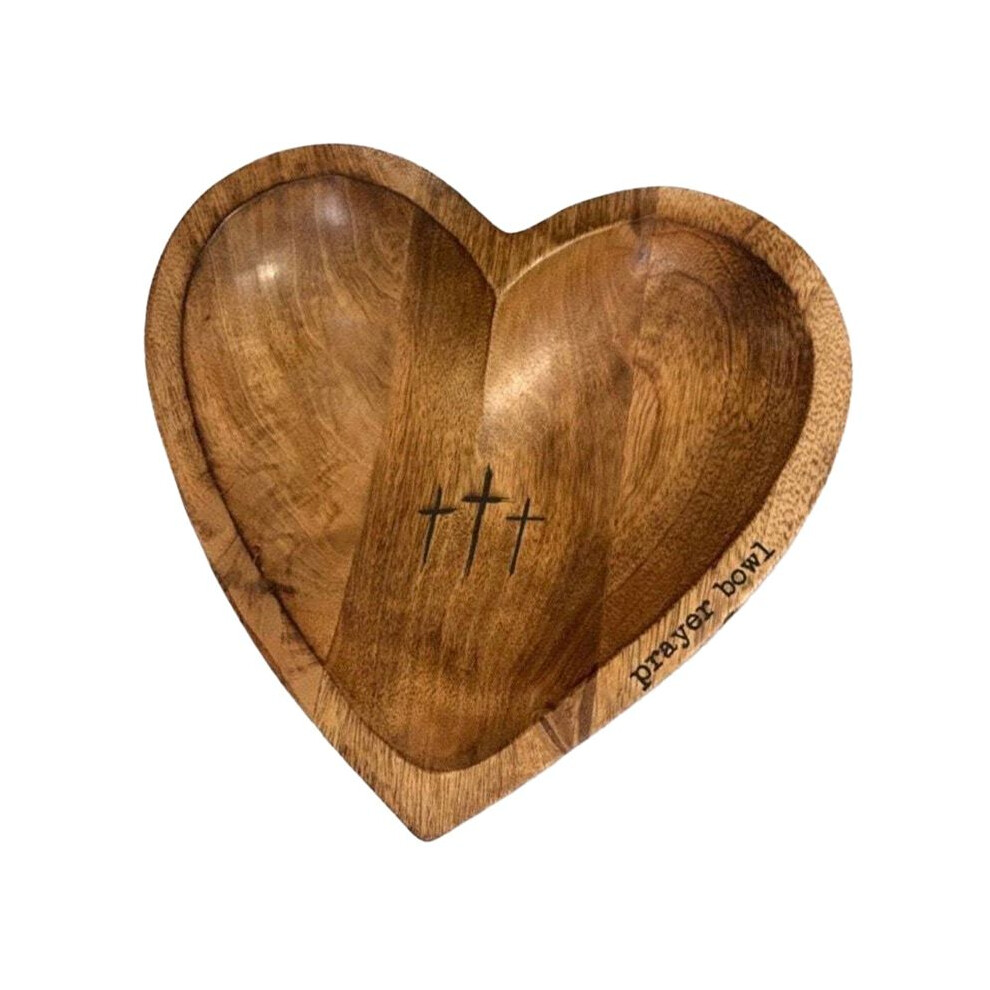 Tauoh A Heart Shaped Bowl - Functional And Collectible Bowl - Handcrafted Wooden Bowl For Serving Candy Nuts Desserts Fruits