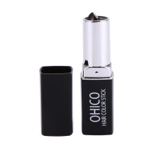 5X Ohico Natural Plant Extracts Lipstick Shape Hair Dye Pen Covering White Hair Disposable Hair Color Stick Dark Brown