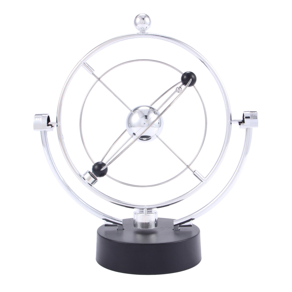 Perpetual Motion Desk Sculpture Toy - Kinetic Art Planet Balance Mobile - Magnetic Executive Office Home Decor Tabletop Toy - Men Women Stress 6031917111071