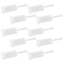 10 Stuks Kunststof Zwaartekrachttype Spuitfilterpot, Diameter 11 Mm, Totale Lengte 36 Mm, Kan Zich Aanpassen aan de Meerderheid van Het Oplosmiddel