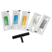 Auto Luft Erfrischer Fest Parfuem Diffusor Auto Lueftungs oeffnungen Parfuem Gewuerz Auto Innen Ausstattung Schwarz + Fuenf Aroma Therapie Sticks