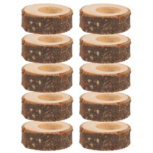 20 Stuks Houten Servetringen Kerst Servetringhouders Ronde Servethouder Decoratieve Servetringen 1,18 Inch