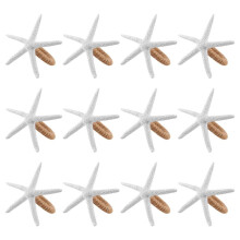Napkin Rings Set of 12, Sea Star Napkin Ring for Starfish Serviette for Tables, Wedding, Birthday, Banquet, Christmas