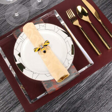 Set mit 10 Bienen Servietten Schnalle Servietten Ring Legierung Insekt Diamant Schnalle Papier TüCher Servietten Halter