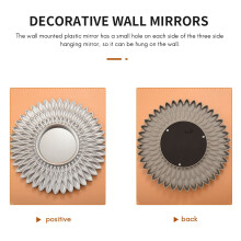 Silver Mirrors for Wall Pack of 3 - Wall Mirrors for Room Decor & Home Decor Mirrors for Wall Decor Decorative Mirrors