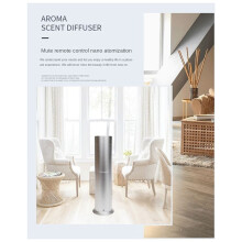 Essentiële Olie Diffuser Aromatherapie Oliën Vernevelende Geur Diffuser Luchtverfrisser voor Hotel Huis EU Stekker Zilver