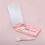 Mirror Portable Makeup Mirror with 5 Brushes Storage Box LED Touch Portable One-Face Storage Box Makeup Mirror White 5