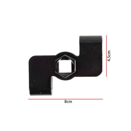 2X Hex Drive Universal Wrench Extender Adapter 1/2 Inch Drive Breakers Bars 21mm Wrench Conversion Adapter 1