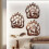 Bear Wall Decor Bear Wall Decor with Forest Mountain Pine Trees Rustic Cabin Hunting Bear Decorations Metal Bear Decor 5