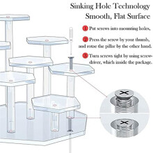 Acrylic Display Stand for Figures, Collectibles, Dolls,Action Figures Collection Organizer Holder, Collectibles Stand,A