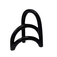 Modern Minimalist Geometric Art Arc Decor Resin Crafts Irregular Shopping Mall Living Room Desktop Ornament-Black