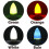 E14 LED color candle tip bulb, color candle light,red 5
