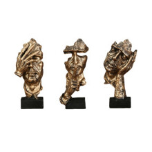 Beeld Abstract Hars Bureau Ornamenten Sculptuur Miniatuur Beeldjes Gezicht Karakter Nordic Kunst Ambachten Kantoor Thuis A