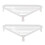Furnace Angle Frame Wrought Iron Triangular Iron Frame Shelf Pot Rack Anti-Scalding Corner Table White 1