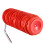 6 Inch Painting Roller with Handle Rubber Wood Pattern Graining Knurling Tool for Wall Decoration Red 6