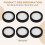 7Pcs Mist Maker Maintenance Kit, Ceramic Disk Ceramic Disk Key Replacement Parts Kits for Fog Machine 7