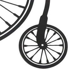 Bicycle Wheel Metal Wall Art Living Room Bedroom Study Bathroom Decor Indoor Outdoor Decorations Wall Hanging Ornament