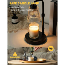 Kaarsenwarmer met Timer, Dimbaar, Verjaardagscadeaus voor Vrouwen en Moeders, Cadeaus voor Housewarming, Decoratie, EU-Stekker