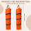 2 Peças 30 Polegadas Windsock Wind Direction Measurement Sock Bag com Cinto Reflexivo para Aeroporto Ao Ar Livre, Fazenda e Parque 7