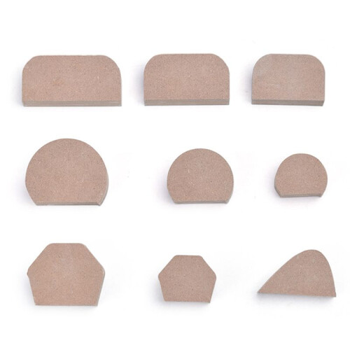 Ceramic Tool Teacups Bowl Handle Shape Plate Forming Molds Geometry Density Stripping Mud Plates Pottery  Tool