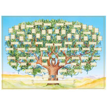 Wykres Drzewa Genealogicznego do WypełNienia Plakatu Genealogicznego 6 Generacji Pusty Wykres PrzodkóW do WypełNienia,Drukuj ZdjęCie Drzewa