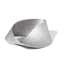 Bague en Argent Sculpture Statue GéOméTrique Ornement en MéTal DéCoration de la Maison Accessoires Miniatures Figurines Affichage Article Cadeau