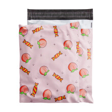 Pack of 100 Tear Resistant Waterproof Mailing Bags-peach