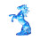 Statues de cheval en cristal, Figurines d'art-Bleu transparent 1