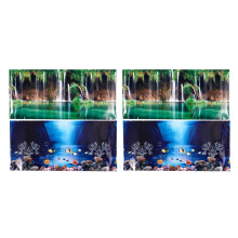 2X Fresh Sea Background Aquarium Ocean Landscape Poster Fish Tank Background