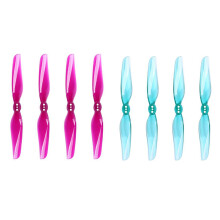 4 Pair for Nazgul 4030 Prop 2-Bladed Propeller Blade Paddle Airscrew Windstick, Transparent & Transparent