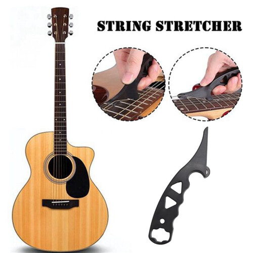 Guitar String Stretcher,Hexagon Metal Wrench Multifunctional Guitar String Winder Guitar Adjustment Tool Set 1