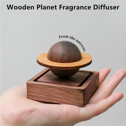Diffuser Wood Scent No Essential Oil Diffuser Jupiter Shape Home Decoration Fresh Air Present to Friend Dorm 1