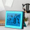 Alarm Clock Hygrometer Electronic Thermometer Home Decoration ABS Engineering Plastic Humidity Range 10-99 RH,A 7