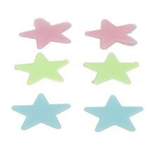 1000 pezzi di adesivi a forma di stelle fosforescenti, diametro 3 cm