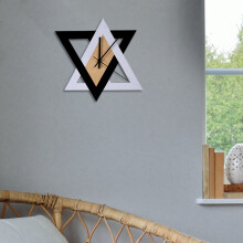 2PCS Nordic Personality Black and White Wall Clock with Lemon Fruit Wall Clock Lime Modern Kitchen Clocks