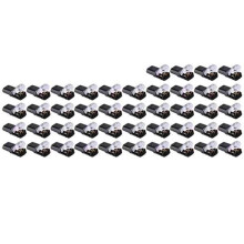 44-Teiliger Doppeldraht-Steckverbinder, Steckbare LED-Kabelverbinder mit Verriegelungsschnalle, Schnelle Verbindungskabelverbinder