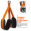 (Orange 225 lb set (without handle)) Pull Up Bands - Knee Support for Workouts (50 chars) 1
