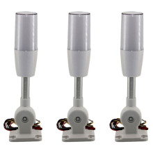 3X Tricolor Folding 24V LED Warning Lamp Alarm LED Signal Caution Light for CNC Machines Indicator Fault