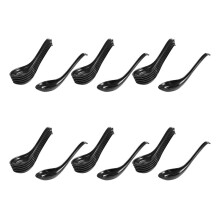 Suppenlöffel, 36 Stück Japanische Löffel Kreative Reislöffel Chinesische Asiatische Suppenlöffel mit Langem Griff für Restaurants