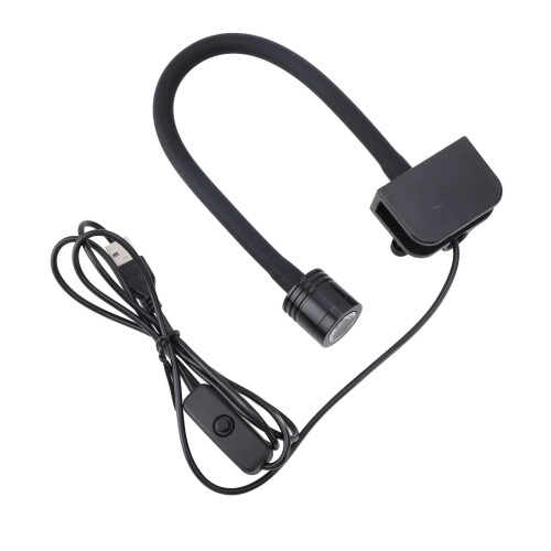 White LED Fish Tank Light for 3‑6 Gallons Clamp On Bright and Efficient 1