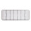 2 pezzi di scatola trasparente per cavi, 7 scomparti, 26x9,5x4,5 cm 11