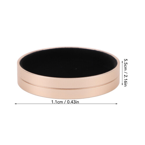 Capuchon d’objectif Mini Evo en aluminium 5,5  5,5  1,1 cm, noir 1