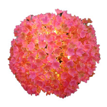 Wasserdichte Außen-Solarbogenlampe in Pink, 75 cm, 20 LED