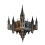 Autocollant mural d'angle d'illusion-K Grande taille 50 1